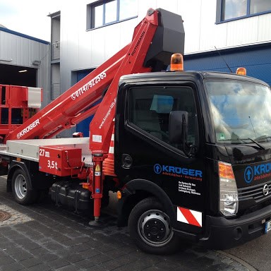 Arbeitsbühne / LKW Hebebühne, Stapler, Teleskoplader mieten